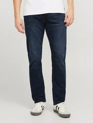 Jack & Jones Straight Jeans Dunkelblau/Blau