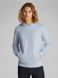 Calvin Klein Kapuzensweatshirt MICRO LOGO HOODIE Hellblau/Blau