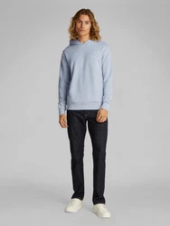 Calvin Klein Kapuzensweatshirt MICRO LOGO HOODIE Hellblau/Blau