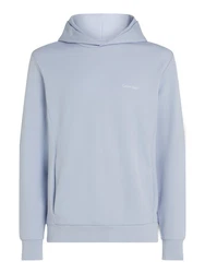Calvin Klein Kapuzensweatshirt MICRO LOGO HOODIE Hellblau/Blau