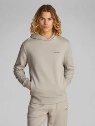 Calvin Klein Kapuzensweatshirt MICRO LOGO HOODIE Khaki/Braun/Beige/Grau