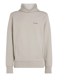 Calvin Klein Kapuzensweatshirt MICRO LOGO HOODIE Khaki/Braun/Beige/Grau