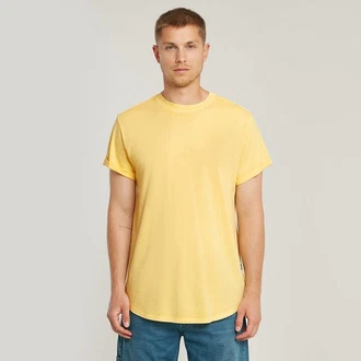 G-STAR T-Shirt 'Lash' Gelb