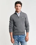 Gant Troyer CASUAL COTTON HALF ZIP basaltgrau