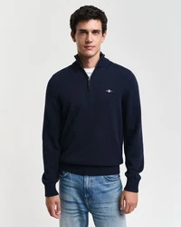 Gant Troyer CASUAL COTTON HALF ZIP Dunkelblau/Blau/Hellblau