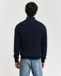 Gant Troyer CASUAL COTTON HALF ZIP Dunkelblau/Blau/Hellblau