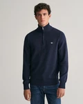 Gant Troyer CASUAL COTTON HALF ZIP Dunkelblau/Blau/Hellblau