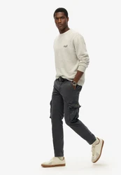 Superdry Hose 'Core' Dunkelgrau/Khaki/Schwarz/Grau