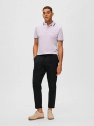 SELECTED HOMME Hose SLH172-SLIM TAPE BRODY LINEN PANT Khaki/Schwarz/Braun