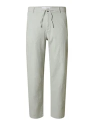 SELECTED HOMME Hose SLH172-SLIM TAPE BRODY LINEN PANT pastellgrün