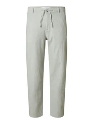 SELECTED HOMME Hose SLH172-SLIM TAPE BRODY LINEN PANT pastellgrün