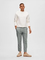 SELECTED HOMME Hose SLH172-SLIM TAPE BRODY LINEN PANT Grau/Hellgrau/Dunkelgrau/Khaki