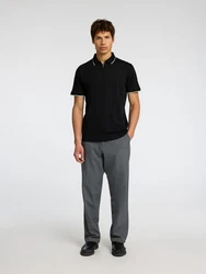 SELECTED HOMME Poloshirt SLHFAVE Schwarz
