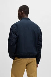 BOSS ORANGE Blouson Olmec Dunkelblau/Hellblau