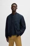 BOSS ORANGE Blouson Olmec Dunkelblau/Hellblau