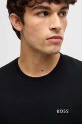 BOSS T-Shirt Schwarz/Beige
