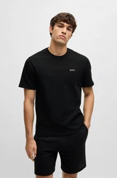 BOSS T-Shirt Schwarz/Beige