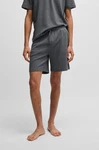 HUGO Pyjamashorts Austin Short  Dunkelgrau/Grau/Hellgrau