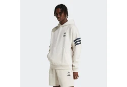 adidas Sportswear Kapuzensweatshirt M SW TM HDY Weiß/Creme/Beige/Rosa/Khaki