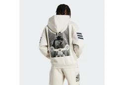 adidas Sportswear Kapuzensweatshirt M SW TM HDY Weiß/Creme/Beige/Rosa/Khaki
