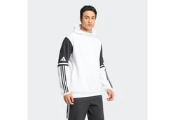 adidas Performance Kapuzensweatshirt SQ25 SW HOOD Weiß/Creme/Hellgrau