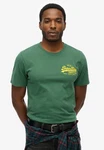 Superdry Rundhalsshirt VL RELAXED TEE Grün/Dunkelgrün/Türkis