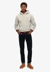 Superdry Kapuzensweatshirt Essential Logo Hoodie Grau/Beige/Braun/Khaki/Grün