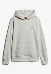 Superdry Kapuzensweatshirt Essential Logo Hoodie Grau/Beige/Braun/Khaki/Grün