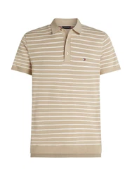 Tommy Hilfiger Poloshirt ESSENTIAL COTTON KNITTED POLO Khaki/Beige/Braun