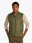 Tommy Hilfiger Steppweste SQUARE QUILTED VEST Mit Rundhalsausschnitt Dunkelgrün/Khaki
