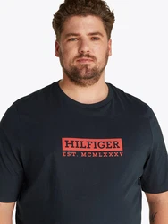 Tommy Hilfiger Big & Tall T-Shirt dunkelblau/hellrot