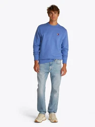 Tommy Jeans Sweatshirt TJM REG BADGE CREW EXT Hellblau/Blau