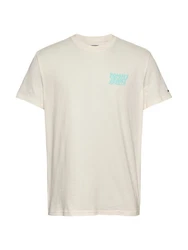 Tommy Jeans Kurzarmshirt TJM REG BUBBLE BACK SS TEE EXT Khaki/Grau/Hellblau/Beige