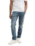 TOM TAILOR Denim Straight Jeans 5-Pocket Jeans Blau/Hellblau
