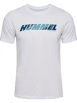 hummel T-Shirt hmlGRAPHIC BOLD LOGO TEE Weiß/Hellblau/Blau/Beige/Dunkelgrau