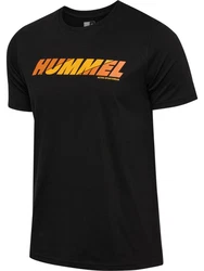 hummel T-Shirt hmlGRAPHIC BOLD LOGO TEE Beige/Schwarz/Dunkelgrau/Braun/Mischfarben