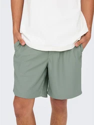 ONLY & SONS Shorts ONSTEL LIFE PLIZZE NOOS Dunkelgrün/Grün/Khaki/Hellgrün/Beige