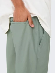 ONLY & SONS Shorts ONSTEL LIFE PLIZZE NOOS Dunkelgrün/Grün/Khaki/Hellgrün/Beige
