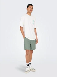 ONLY & SONS Shorts ONSTEL LIFE PLIZZE NOOS Dunkelgrün/Grün/Khaki/Hellgrün/Beige