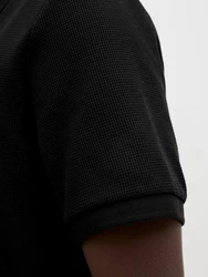 JACK & JONES Poloshirt JJEAUSTIN Schwarz