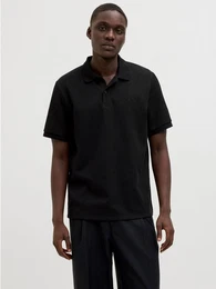 Poloshirt JJEAUSTIN POLO SS NOOS mit Logo Stickerei