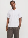 JACK & JONES Poloshirt JJEAUSTIN weiß JACK & JONES Poloshirt JJEAUSTIN weiß