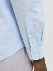 JACK & JONES Hemd 'JJEBREEZE' Hellblau/Blau