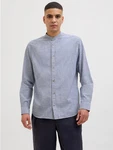 Jack & Jones Langarmhemd JJESUMMER BAND SHIRT LS SN Hellblau/Blau/Dunkelblau/Grau