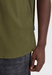 Blend Langarmhemd BHELLIOT SHIRT Dunkelgrün/Khaki/Grün