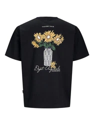 Jack & Jones T-Shirt JORISLINGTON Dunkelblau/Schwarz