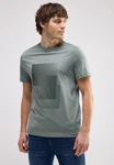 STREET ONE MEN T-Shirt Grün/Grau/Dunkelgrün/Hellblau