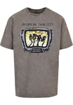 Merchcode T-Shirt Thin Lizzy Jailbreak Oversize Tee (1-tlg) Grau/Braun/Dunkelgrün/Khaki