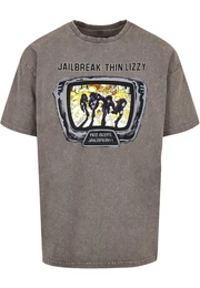 T-Shirt Herren Thin Lizzy - Jailbreak Acid Washed Oversize Tee (1-tlg)