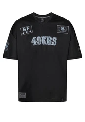 Recovered T-Shirt NFL 49ERS SF (1-tlg) Schwarz/Blau/Rot